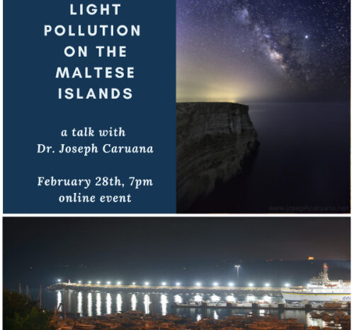 Public event: Light pollution on the Maltese Islands