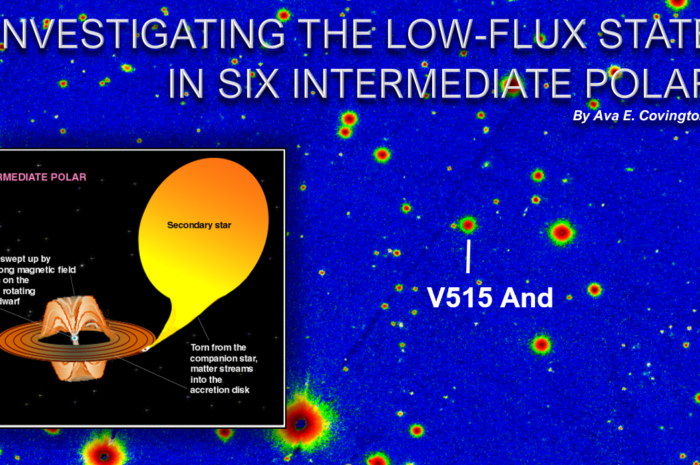 New Research Paper – Investigating the low-flux states in six Intermediate Polars