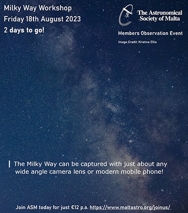 Milky Way Workshop